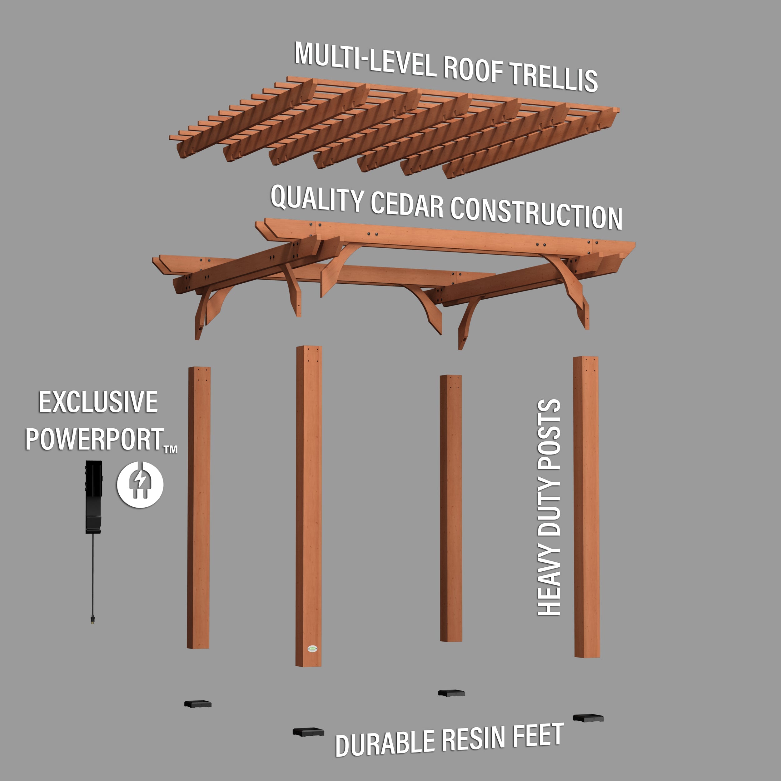 10x10 Beaumont Pergola